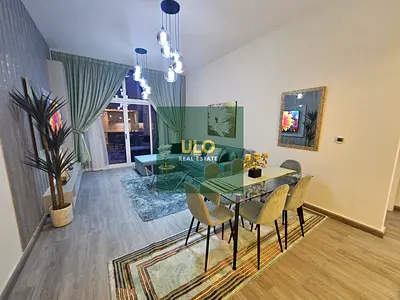 Furnished 1BHK | Sydney Tower JVC | Open-Plan Layout