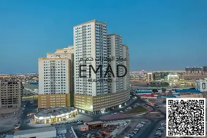 Ajman Pearl Towers | 2 Bed Hall | Covered Parking | Sea View | Closed Kitchen