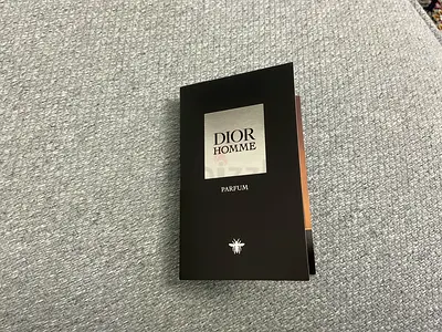 Dior Homme Parfum sample booklet