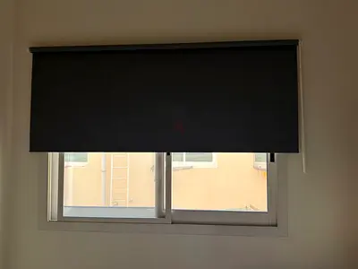 Dark Grey IKEA Blackout Roller Blind, Good Condition, 120x160cm (approx)