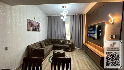 Two-bedroom apartment with a living room for sale in Al Humaidiyah, Ajman; bills included.