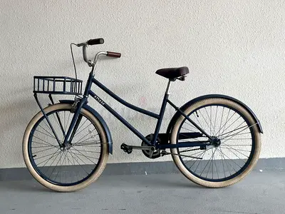ADAM 24” Dutch Style City Bicycle | Basket | Mudguards | Single Speed