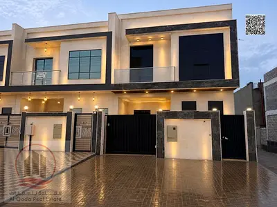 فيلا للبيع شامل رسوم التسجيل بعجمان الحليو 4 غرف ماستر مع روف ومجلس وصالة و غرفة خادمة تملك حر لجميع الجنسيات وإمكانية التمويل البنكي