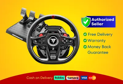 Thrust Master PlayStation Force Feedback Racing Wheel and Pedal Set, T248R | New |  Warranty | FREE
