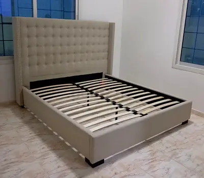 King size bed set available perfect condition