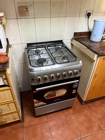 Geepas 4 Burner Gas Cooker with Oven and Grill