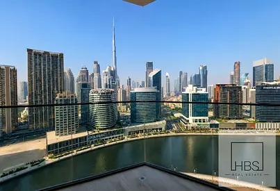 BURJ KHALIFA + CANAL VIEWS | UNFURNISHED 1BR | PRIME LOCATION