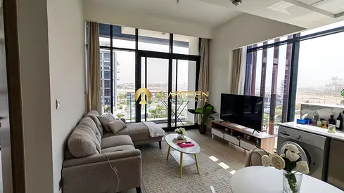 Furnished 1BR Apartment | Azizi Riviera 14 | City & Park Views