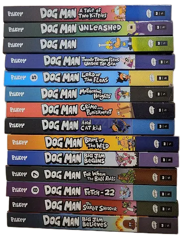 Original Dog Man book series collection by Dav Pilkey — 13 hardcover excellent condition