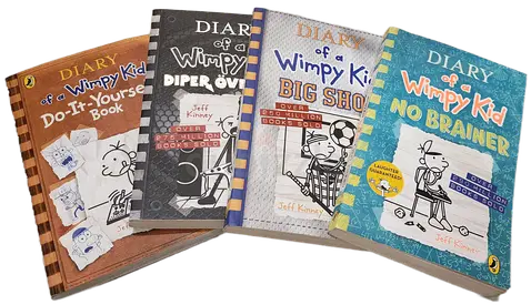All time best seller original Diary of a Wimpy Kid Book Collection by Jeff Kinney
