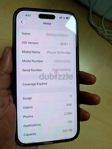 Iphone 16 ProMax 256GB
