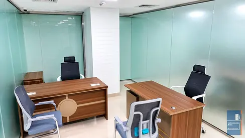 With Free WiFi & DEWA, Trendy Office for Rent