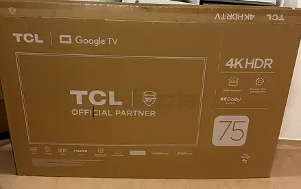 TCL 75" 4K HDR BOX