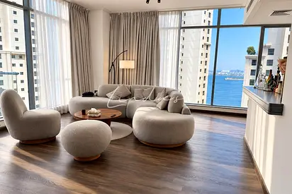 Upgraded | Sea and Marina View | Fully Furnished