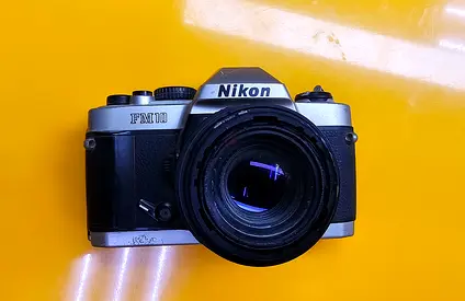 Nikon FM10 Vintage 35mm Film Camera with Lens
