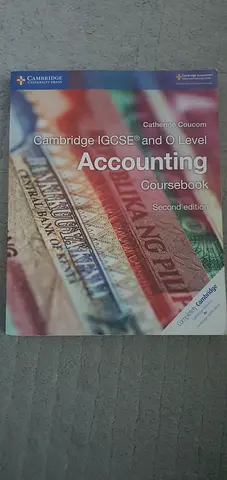Cambridge IGCSE Accounting Coursebook (2nd edition) - Cambridge University Press