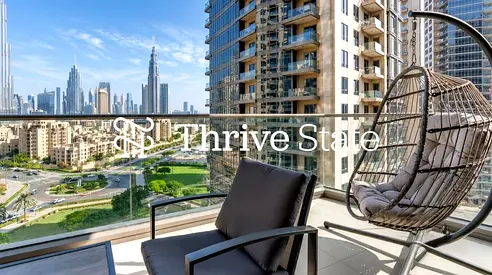 Furnished | Burj Khalifa View | Upgraded