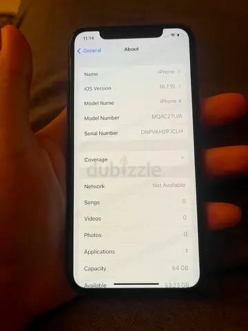 iPhone X 64GB - Good working condition