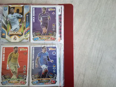 Collectable football trading cards, 8, per pack,2 special, possible limited edition card.