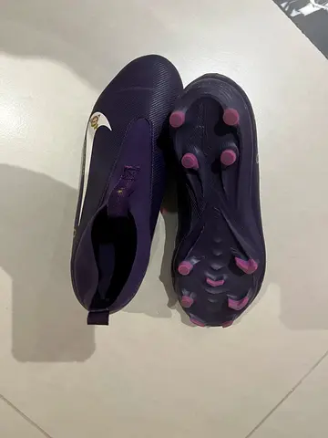 Nike Jr. Mercurial Superfly 10 Academy FG/MG - Mbappé Purple (Laceless) - Size EU 38 UK-5 US-5.5
