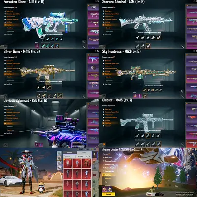 PUBG ACCOUNT FOR SALE WITH RARE XSUIT AND HEAVY GUN LAB