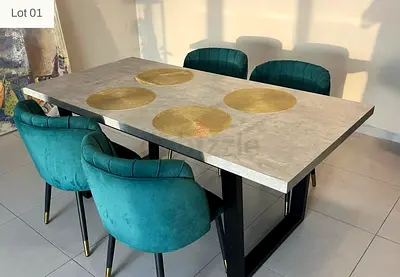 Dining table with chairs