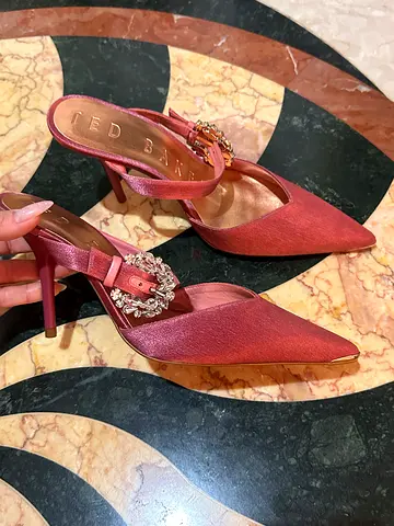 New Ted Baker shoes with rhinestones and high heels