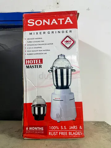 Sonata Hotel Master 750W Copper Motor Mixer Grinder – 3 Jars