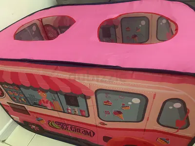 Kids Pink Ice Cream Truck Play Tent / Playhouse
