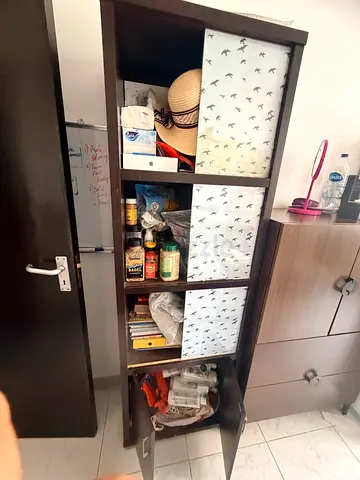 Two door cupboard with 4 shelves
