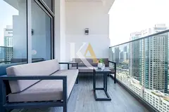 Furnished 1BR + Study | Big Terrace | MAG 318