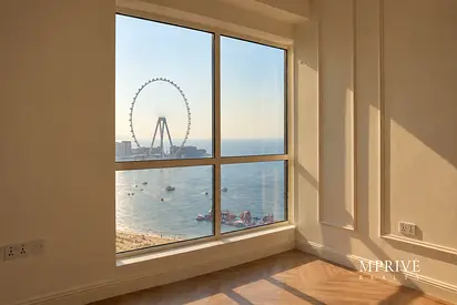 Full Sea View and Dubai Eye View | Semi Furnished