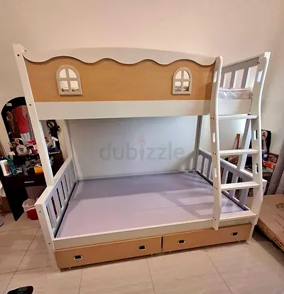Brand New sold wooden Bunk Bed including Medical Mattress Available