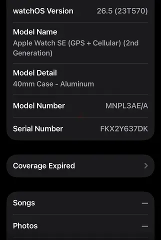 Apple Watch se2nd Generation