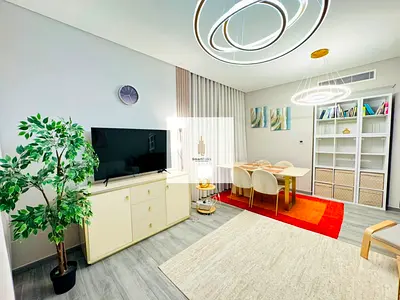 Furnished 2BHK | Mesk 1 Midtown | Balcony & Community View