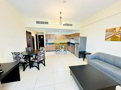 Spacious Furnished 1 BHK - Chiller FREE - 12 Cheques