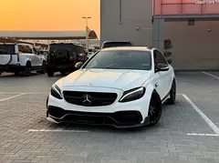 Mercedes-AMG C63s Edition 1 GCC fully loaded, Stage 2 tuned by Revup Garage, and fully serviced