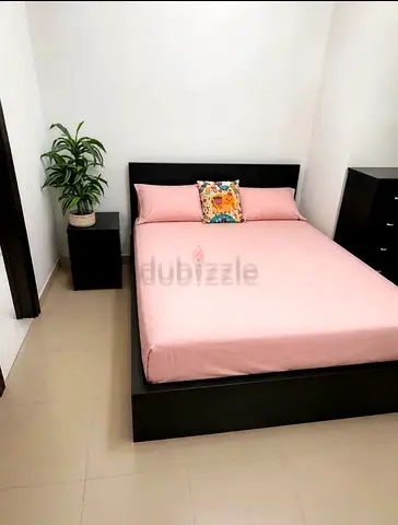 Ikea king size bed with mattress and storage drawers