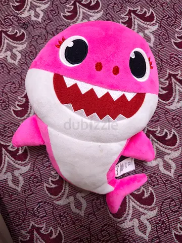 Pink Baby Shark Plush Toy - Soft Stuffed Doll