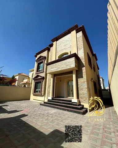 Luxury Villa 6 Master Rooms | Kindergarten 1 Ajman | 4000ft | Stonefront