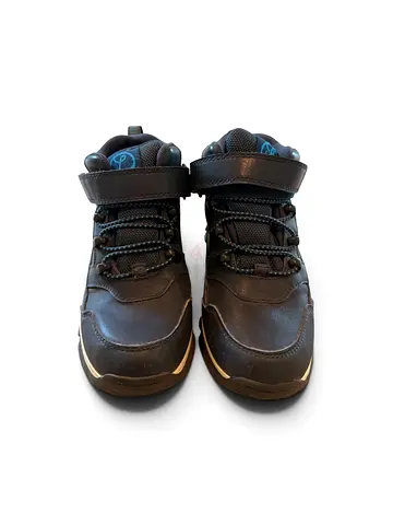 Kids black high-top sneakers, size unknown, gently used