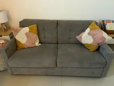 Sofa bed futon Crate and Barrel