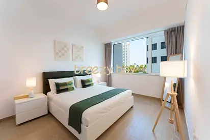 Vacant | Yearly AED 155K | 1BR | Golf & Sea View | Private Beach