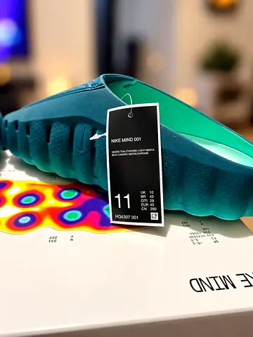 Nike Mind 001 Slide limited edition Sandal Size 11 - EU45 Geode Teal/Green, Brand New with Tag
