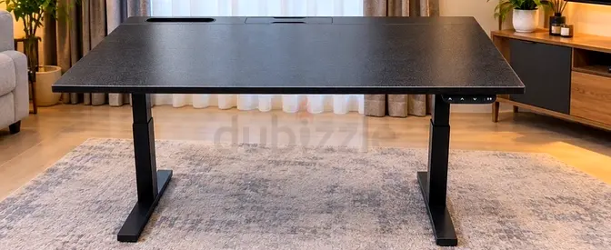 Adjustable Electric Standing Desk - Black, Good Condition
