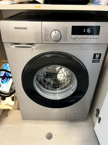 Samsung Front Load Washing Machine - 7kg, Silver, Good Condition