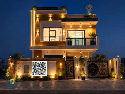 High-end 6-bedroom villa with a roof terrace;, with an excellent discount.