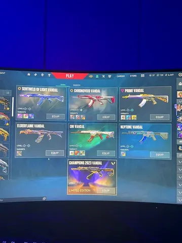 Valorant Account with Rare Melee Skins Collection