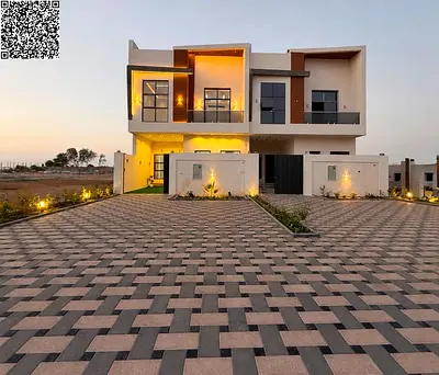 4BR Villa for Sale in Al Helio 2 Ajman - Modern Design - Deluxe Finishing - Electricity & Water Connected - Garden + Parking - Near Services