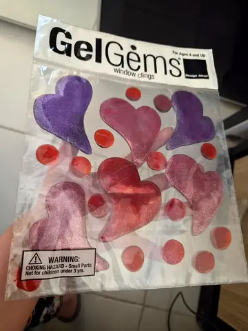 Gel Gems - Clings to the window - Reusable